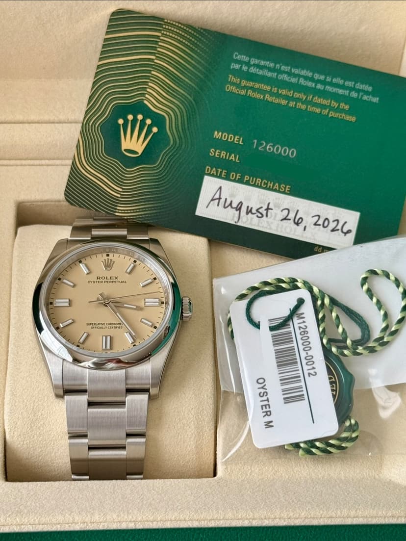 Rolex Oyster Perpetual 126000